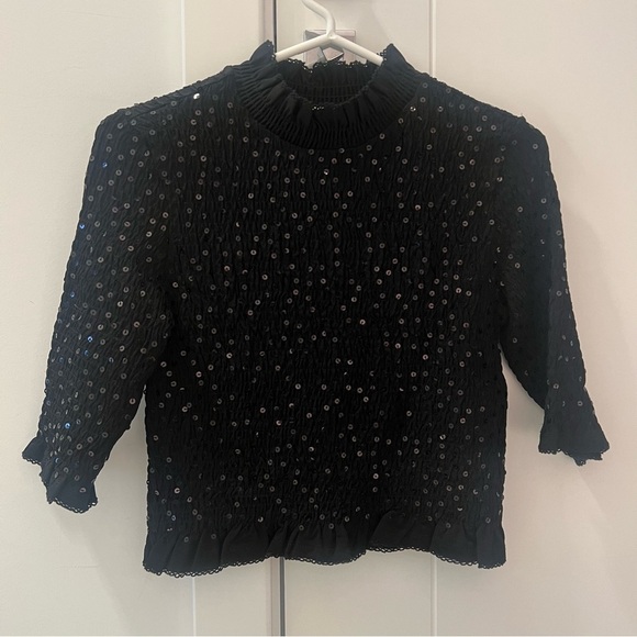 Sandro Sequin Top- Size S; Like New Condition (Never Worn) - Picture 1 of 12